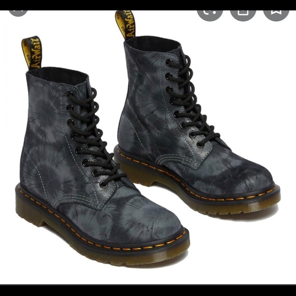 Dr MARTENS 1460 PASCAL TIE- Dye Charcoal-Gray : 8 - Picture 11 of 11